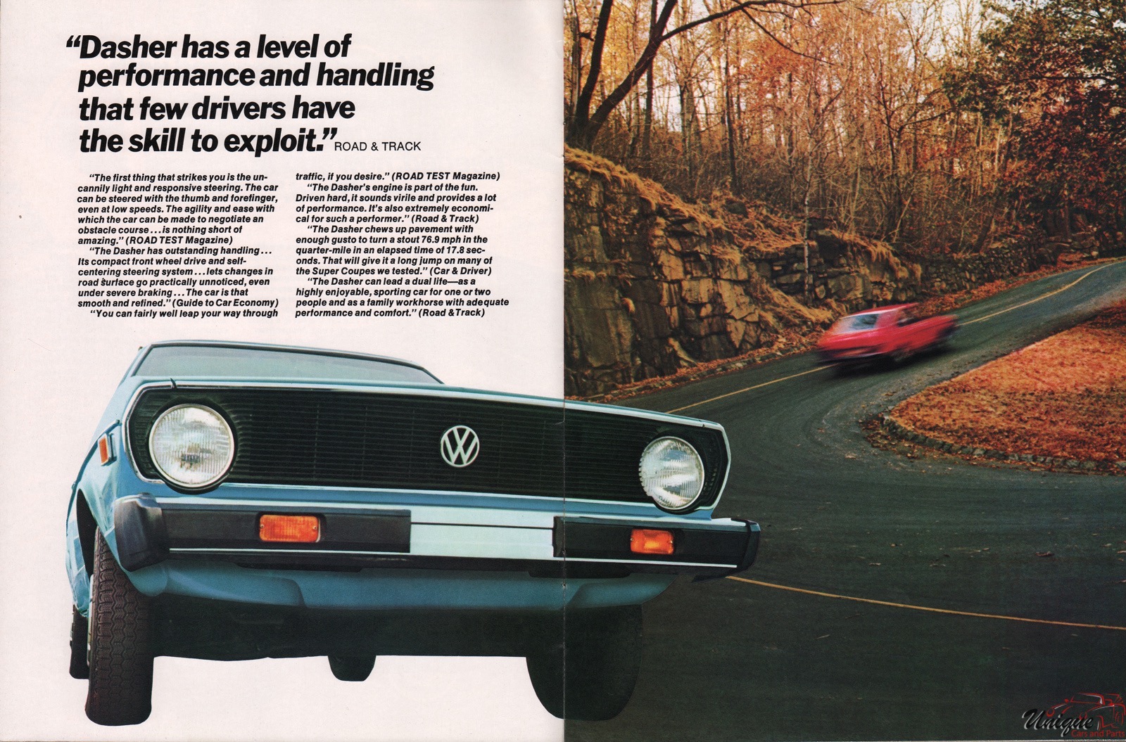 1974 Volkswagen Dasher Brochure Page 6
